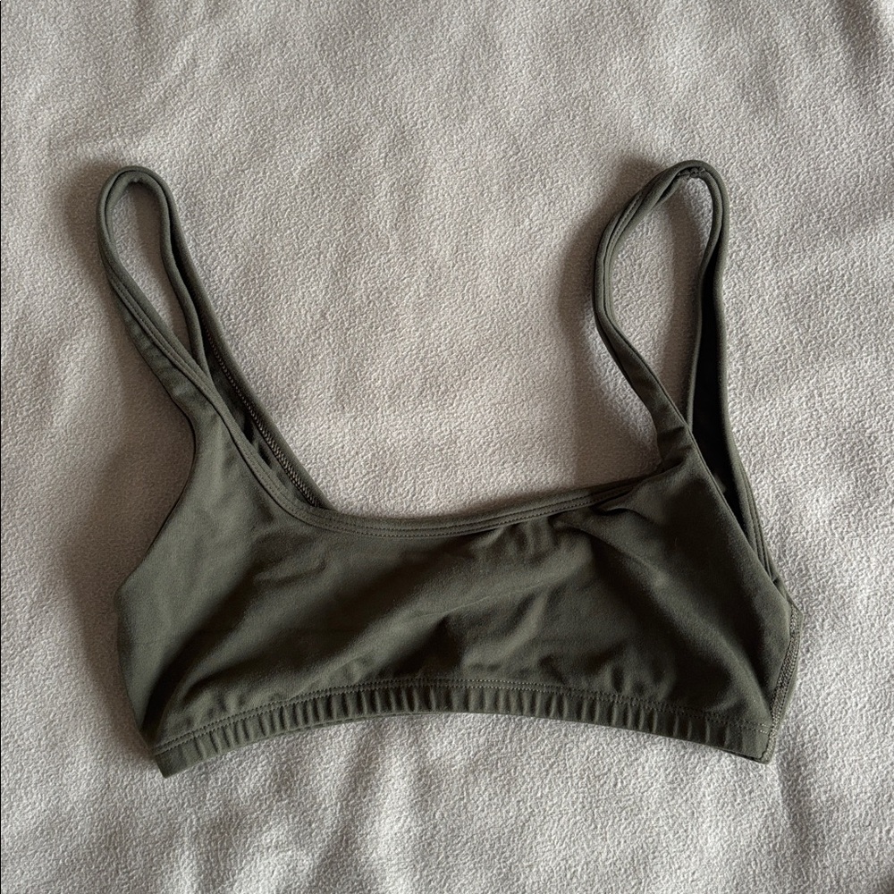 Aritzia TNA Olive Green Bralette